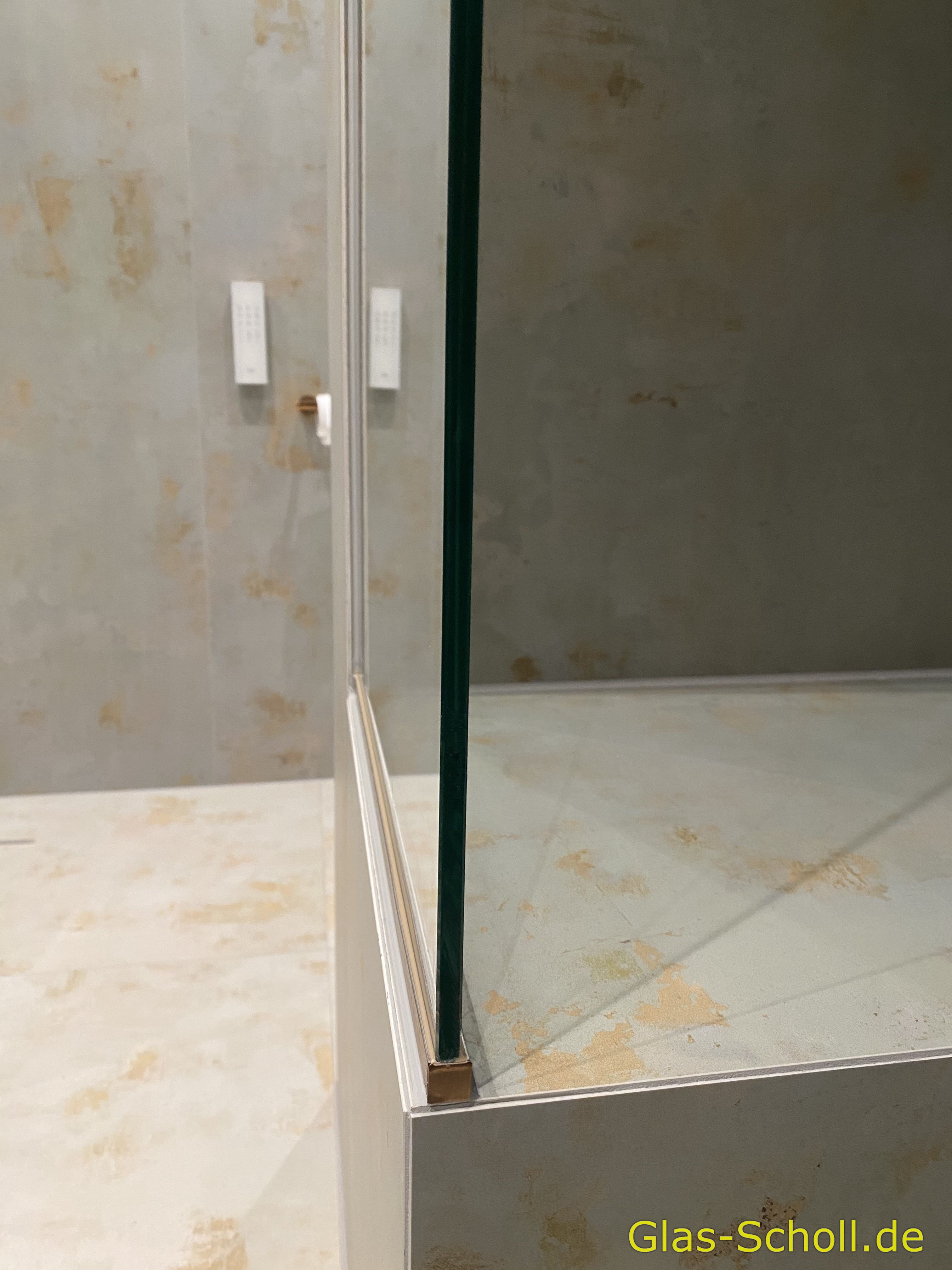 Aufmaß: Dampfsauna von Glas Scholl