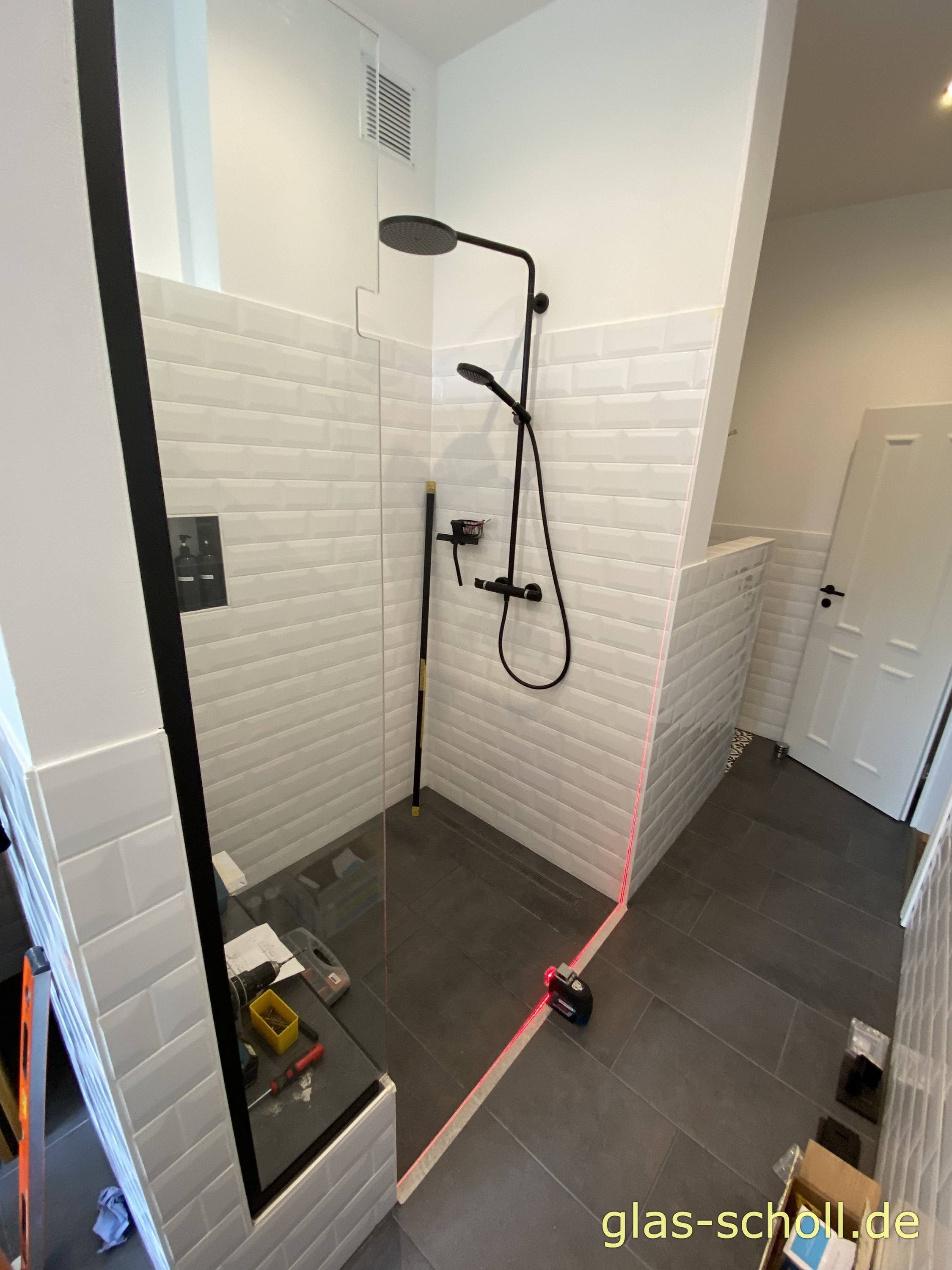 Industrial Style Glasduschen - Industrie Style - Stahl-Look - Like Steel von www.glas-scholl.de