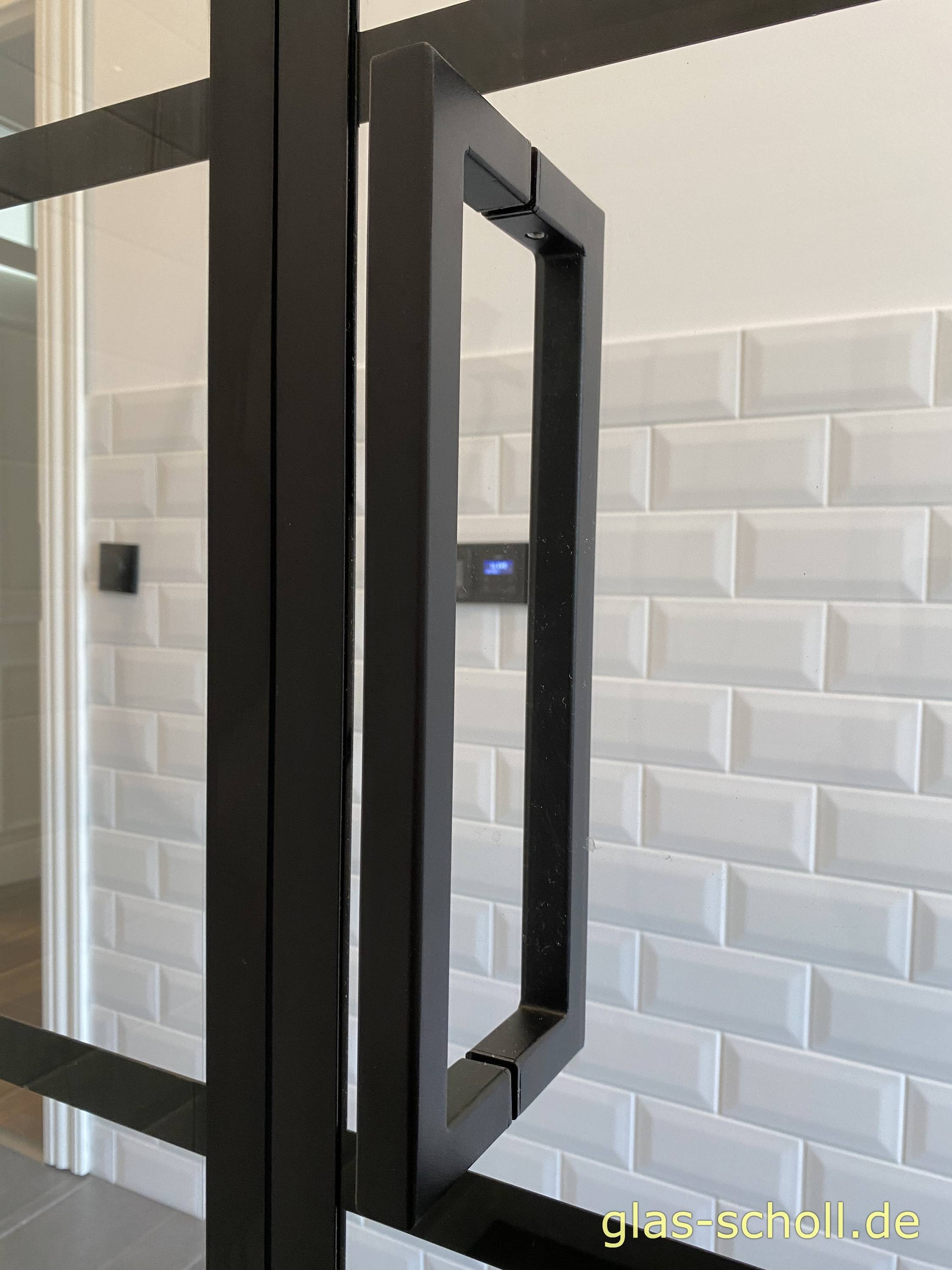 Industrial Style Glasduschen - Industrie Style - Stahl-Look - Like Steel von www.glas-scholl.de