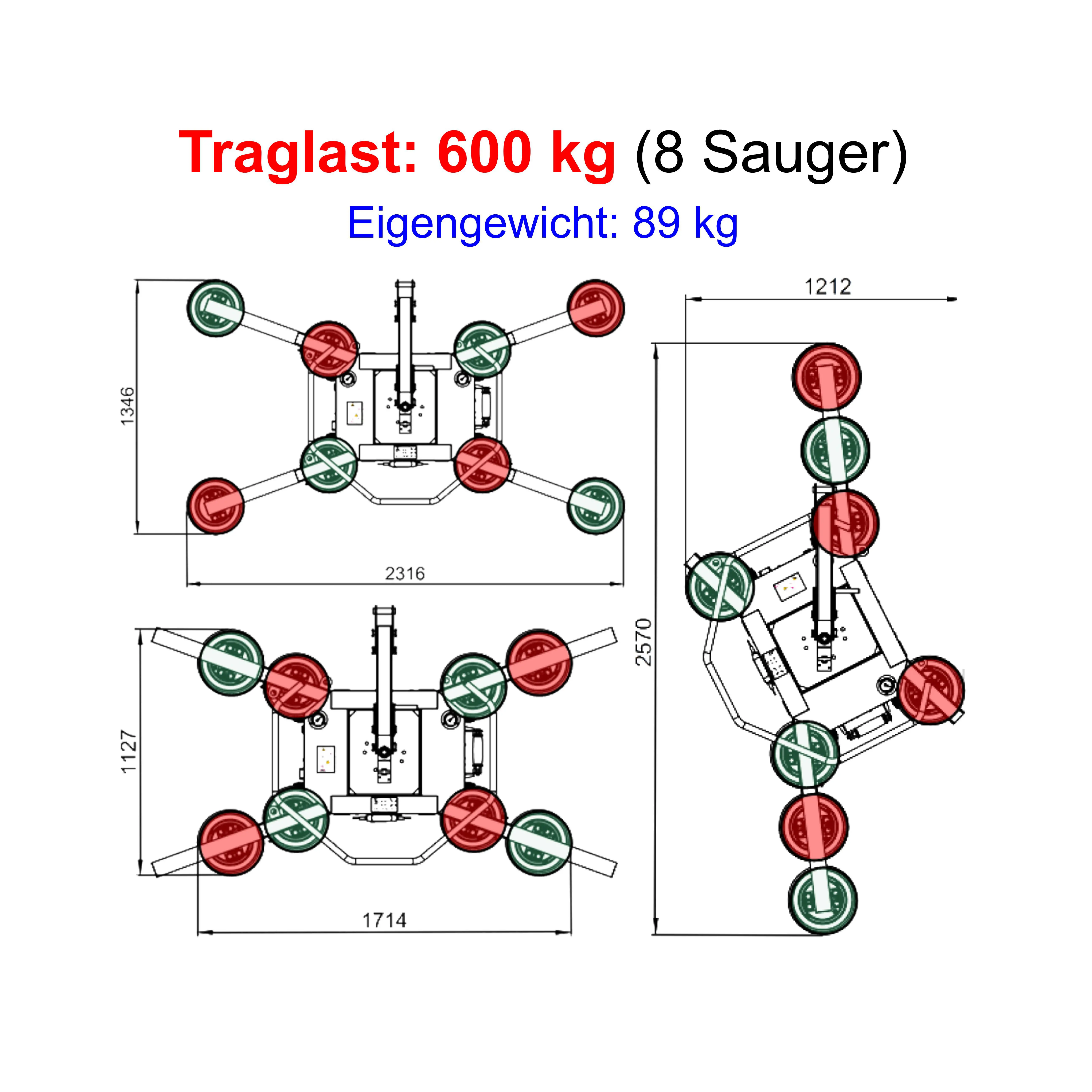 SAUGANLAGE UPG-600-2 von Glas Scholl