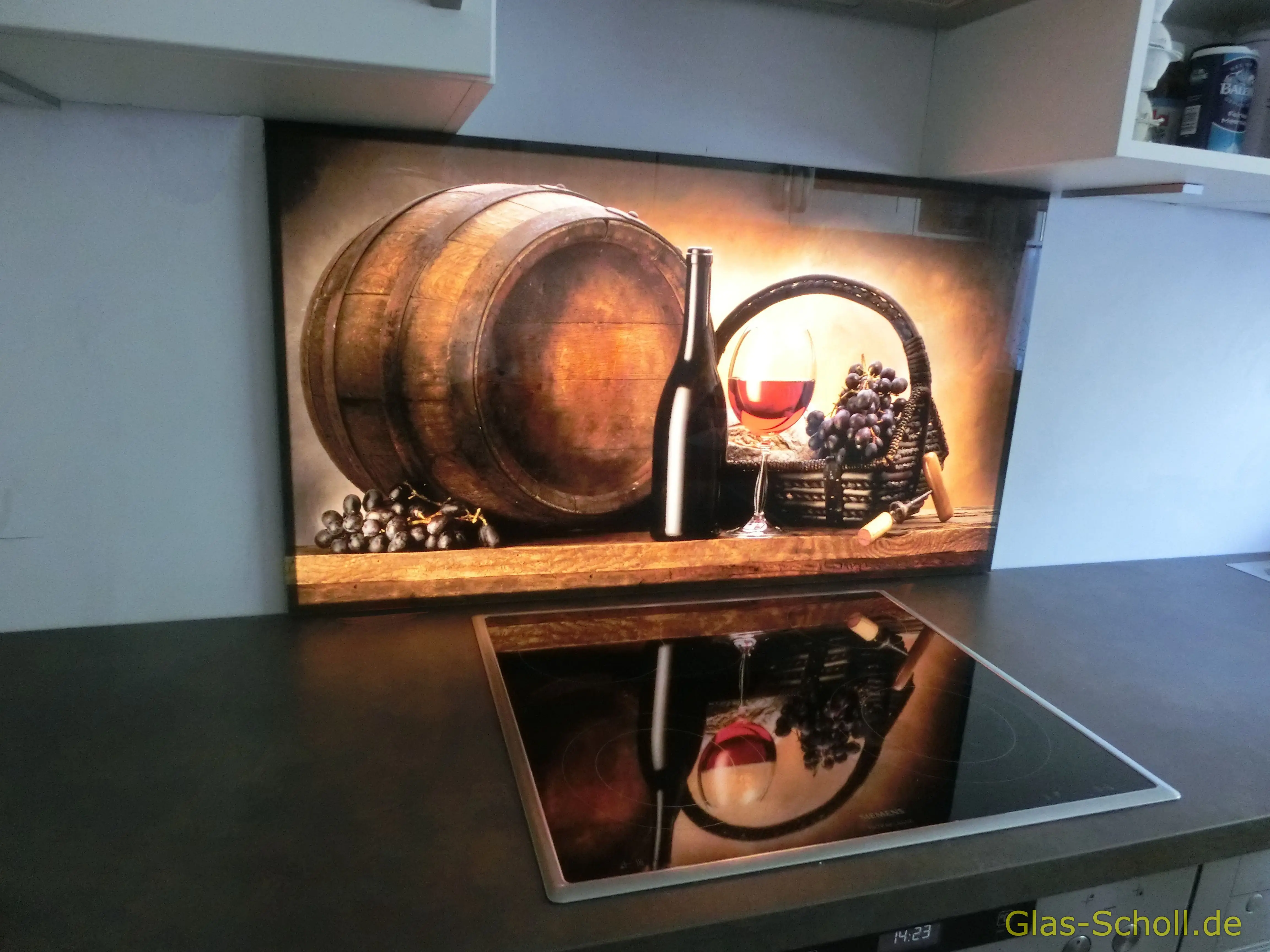 Küchenrückwand mit LED-Digitaldruck von Glas Scholl